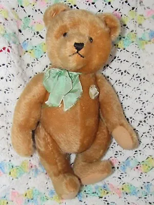 Vintage West Germany Teddy Bear Honey Pooh Chubby Hermann Original Teddy Tag 16  • $137