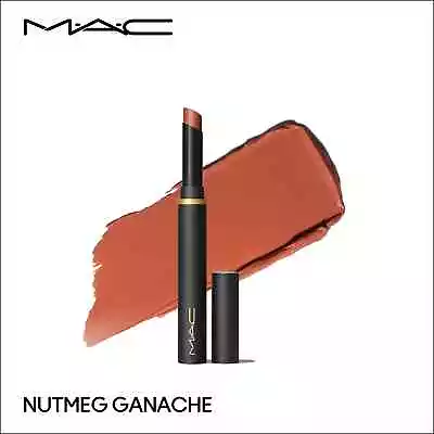 MAC Cosmetics *Nutmeg Ganache* Powder Kiss Velvet Blur Slim Stick Lipstick • $44.15