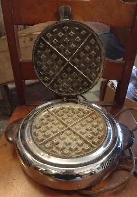 Vintage GE Electric Waffle Iron Circa 1930's • $27.25