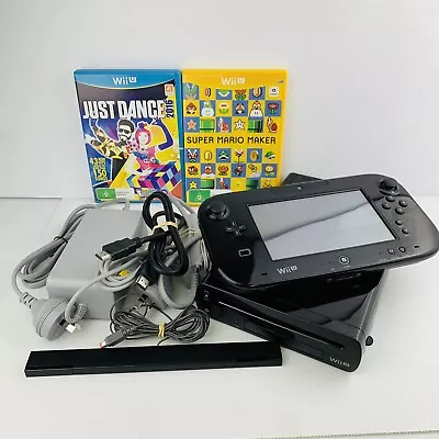Nintendo Wii U Console 32GB Bundle GamePad WUP-101(04) PAL 2x Games & All Cables • $219.95