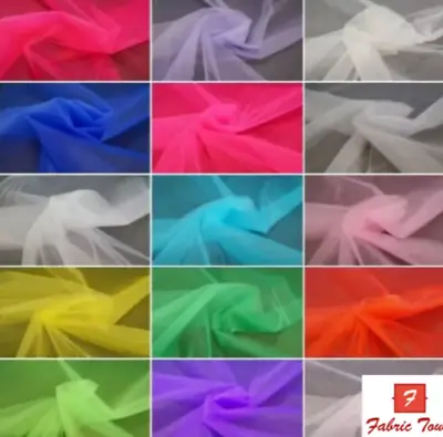 £2.99 • Buy Veiling Diamond Soft Dressing Mesh Net Fabric Tutu Tulle Draping Fabric 58 Wide