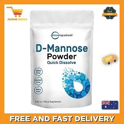 Organic D Mannose Powder 8.8 Ounce (250 Grams) Maximum Strength To Powerfully  • $78.88