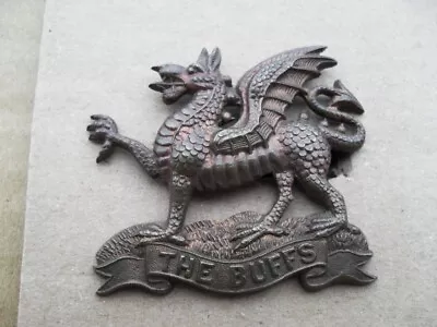 The Buffs (East Kent Regiment) Officers Bronze OSD Cap Badge. • £9.99