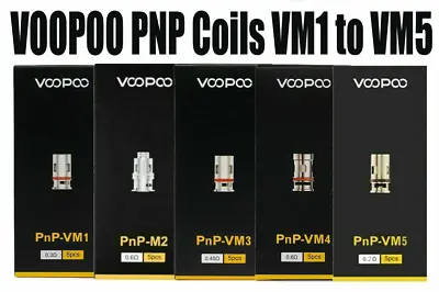 £8.79 • Buy Voopoo PNP VM1/VM3/VM4/VM5/VM6 Coils For Drag S Drag X Vinci