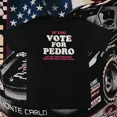 Y2K Vintage Napoleon Dynamite Vote For Pedro T Shirt • $24