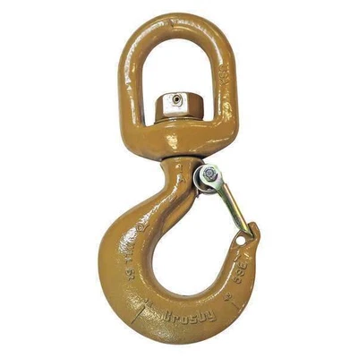 $218 • Buy CROSBY Swivel Hook, Alloy Steel, 10,000 Lb., Gold 1048840