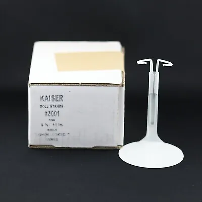 Kaiser 2001 6 1/2  - 11  Doll Action Figure Display Stand - White - Box Of Dozen • $30