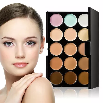 15 Shades Contouring Colour Concealer Contour Makeup Palette Kit New Makeup Set • £4.29