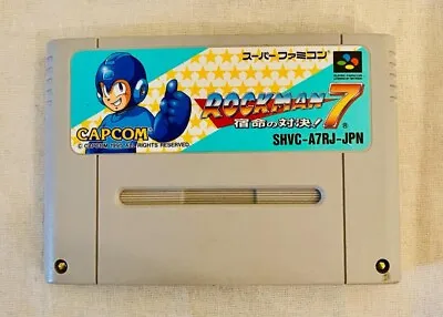 Rockman 7 Super Famicom Japanese Import SFC SNES Nintendo Mega Man JP Used • $26.80