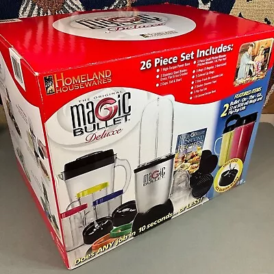 The Original Magic Bullet Blender Deluxe Special 26-piece Set NEW Factory Sealed • $79.99