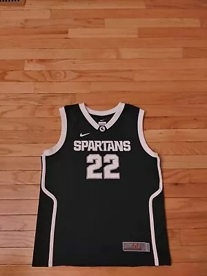 Michigan State Spartans NCAA Nike Elite Team Youth Basketball Jersey Size XL 20 • $39.99