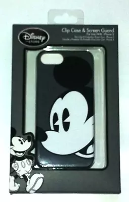 NIB Disney Store IPhone 5 Mickey Mouse Portrait Clip Case And Screen Guard • $7.95