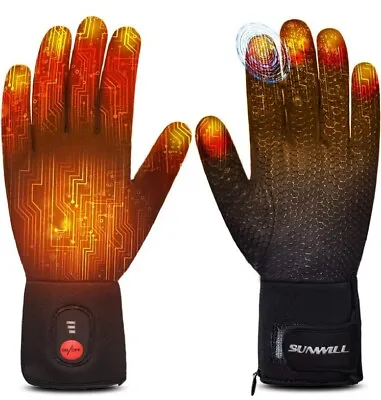 $66 • Buy Heated Glove Liners For Men Women,Rechargeable Electric Battery Heating Riding
