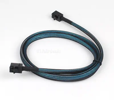 Mini SAS HD SFF-8643 To SFF8643 Server Straight / Angle Raid Data Cable 0.5M/1M  • $9.98