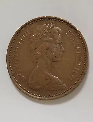 1971 NEW PENCE 2p British Elizabeth II  Coin Very Rare • $2120