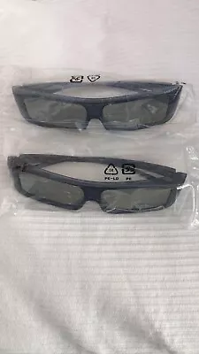 3d Tv Glasses X 2 Pairs - Panasonic Ty-ep3d20 - Gt 3517 - Excellent • £10