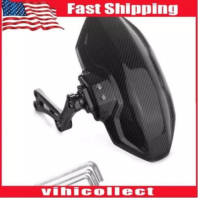 CNC Adjustable Motorcycle Bike Rear Wheel Fender Mudguard Splash Guard Bracket×1 • $16.36