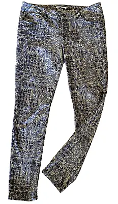 CABI #604 Gray Modern Camo Jeggings Jeans Size 10 • $30