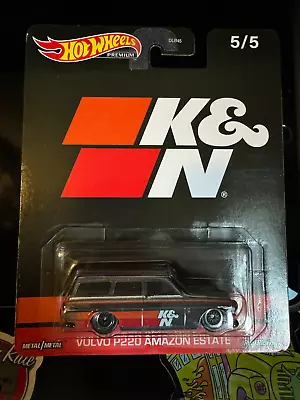 Hot Wheels Premium Speed Shop K & N Volvo P220 Amazon Estate Wagon # 5/5 • $6