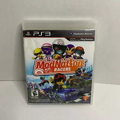 Mod Nation Racers Playstation 3 PS3 Good Condition Tested Manual Included • $8.12