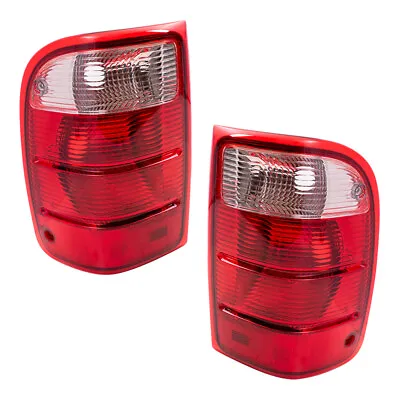 Pair Tail Lights Fit 01-05 Ford Ranger Pickup Lamps Set 1L5Z13405BA 1L5Z13404BA • $58.30