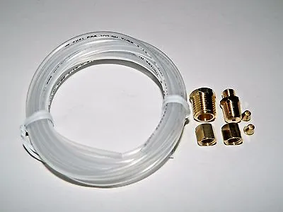$11.75 • Buy New Boost Vacuum Oil Pressure Gauge Installation Kit 12 Feet 1/8  Nylon Tubing