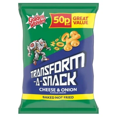 £14.95 • Buy Golden Wonder Transform A Snack Cheese And Onion 30g 30 Pack