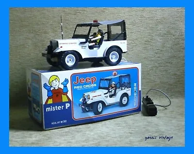 Jeep Red Cross NIB B/O R/C Made In Greece Mister P Greek Plastic M32 VTG • $100