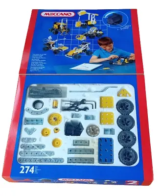 Vintage Meccano #030402 Motorised Set 2 In Box With Manuals Made In 1991 • £24.99