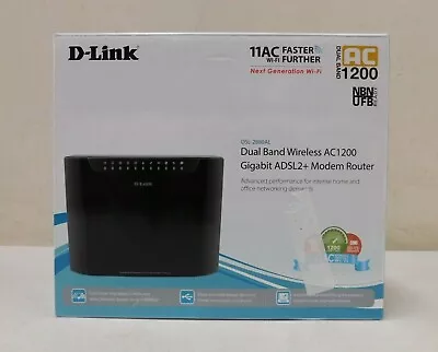 D-Link DSL-2880AL Dual Band Wireless AC1200 ADSL2+ Modem Router • $55.24