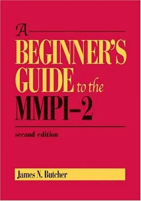 $4.49 • Buy A Beginner S Guide To The MMPI-2