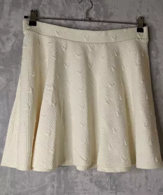 Disney A Collection LC Conrad Mickey Skirt Beige Flare Large • $19.99