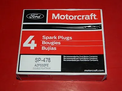 (4) New Motorcraft Sp-478 Double Platinum Spark Plugs Azfs32fe • $18.99