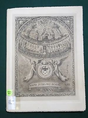1925 POPE PIUS XI Original Jubilee VATICAN CITY Roman Catholic Church Engraved • $99.99
