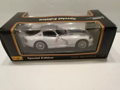 1997 Dodge Viper GTS-R Die Cast Car- 1:18 Scale By Maisto #3184 NIB • $25.70