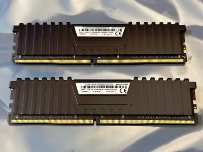 Corsair Vengeance LPX DDR4 3200MHz RAM 16GB (2x8GB) - Black - CMK16GX4M2B3200C16 • £20