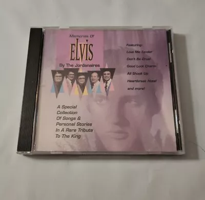 Memories Of Elvis By Jordanaires Collection Elvis Presley Tribute Cd  • $10.79