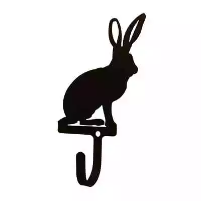 Wrought Iron Jack Rabbit - Wall Hoo 5.5  (Made In USA) • $28.99