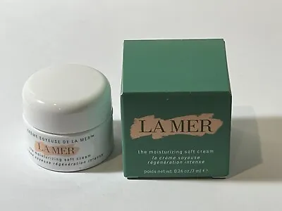 LA MER The Moisturizing Soft Cream - Anti-Aging - Travel Sized .24 Oz / 7 ML New • $23.99