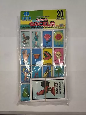Loteria Card Game Naipes Gacela Mexican Bingo Set Of 20 Boards And Card Deck • $7.95