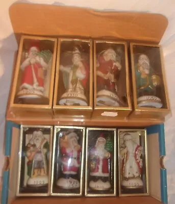 Lot Of 8 Christmas Reproductions Memories Of Santa Ornaments With Boxes  • $74.99