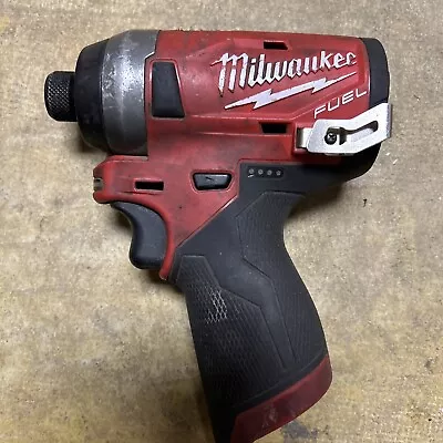 Milwaukee M12 FUEL 1/4  Hex Impact Driver - Black/Red (2553-20) • $40