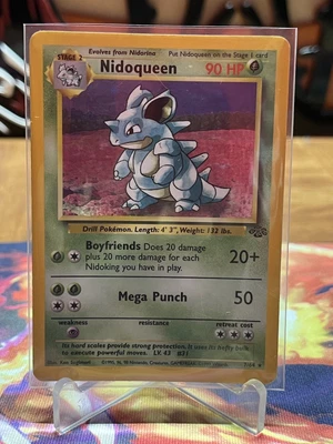$10 • Buy Nidoqueen Jungle Set Unlimited Holo 7/64 MP Pokemon TCG