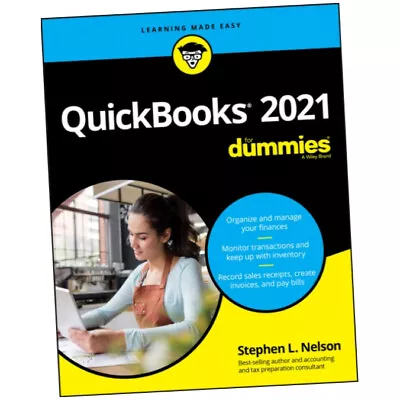 QuickBooks 2021 For Dummies - SL Nelson (2020 Paperback) • £15.75