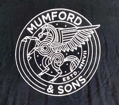 Mumford Sons T Shirt Indie T Shirt Rock T Shirt Mens Medium Concert T Shirt • $12.66