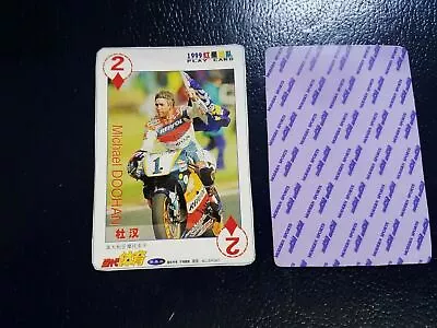 Mick Doohan Motorcycle Racer Superstar 1999 All Sport PLAY CARD CHINESE • $4.99