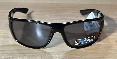 Mountain Shades Rampart Sunglasses- POLARIZED -Black Frames -Gray Lenses • $24.99