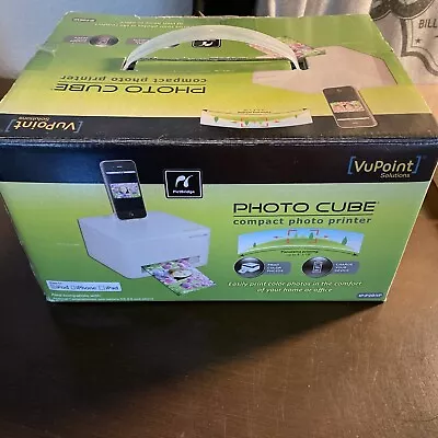 Vupoint Solutions Photo Cube Compact Photo Printer IP-P20-VP • $27.55