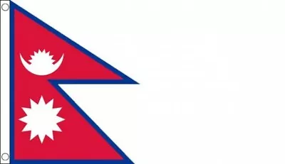£6 • Buy 5' X 3' Nepal Flag Nepalese National Flag Country Flags Banner
