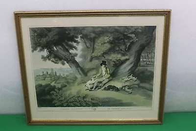 £24.95 • Buy Vintage Framed Print Samuel Howitt  Rabbit Shooting  Published Orme's, 1955